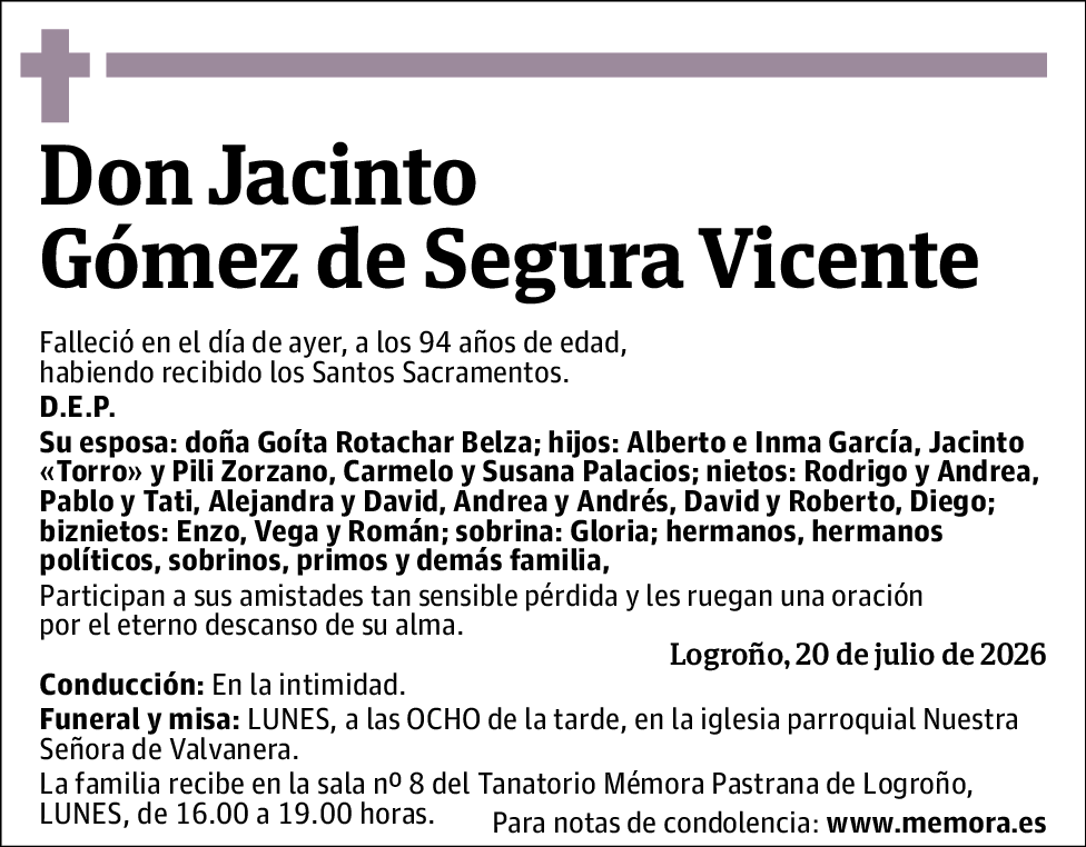 Jacinto Gómez de Segura Vicente