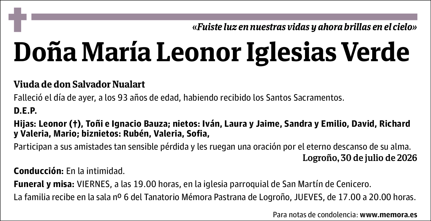 María Leonor Iglesias Verde