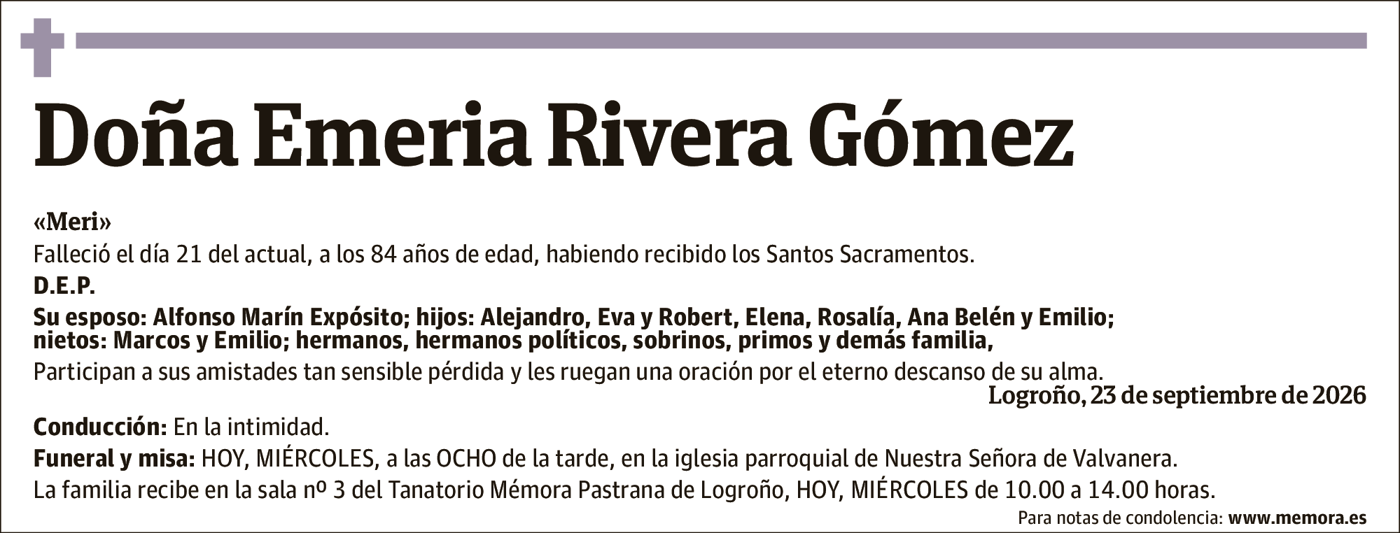 Emeria Rivera Gómez