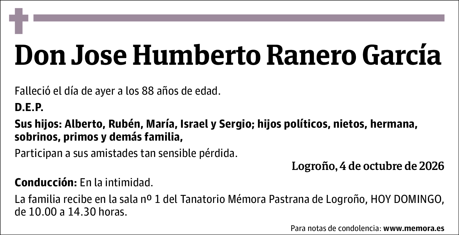 Jose Humberto Ranero García