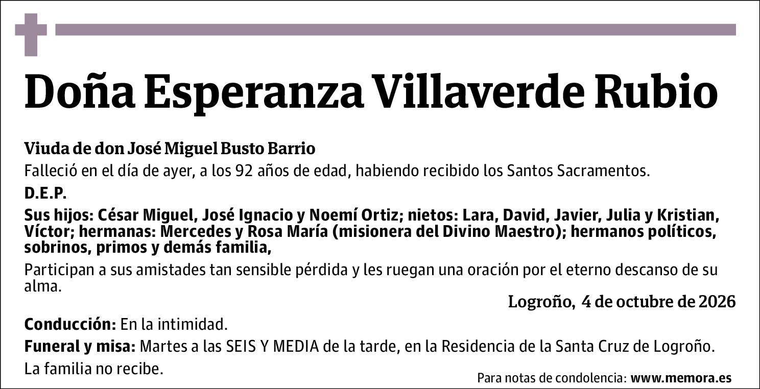 Esperanza Villaverde Rubio