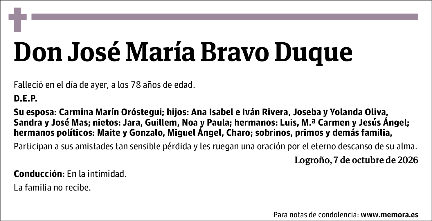 José María Bravo Duque