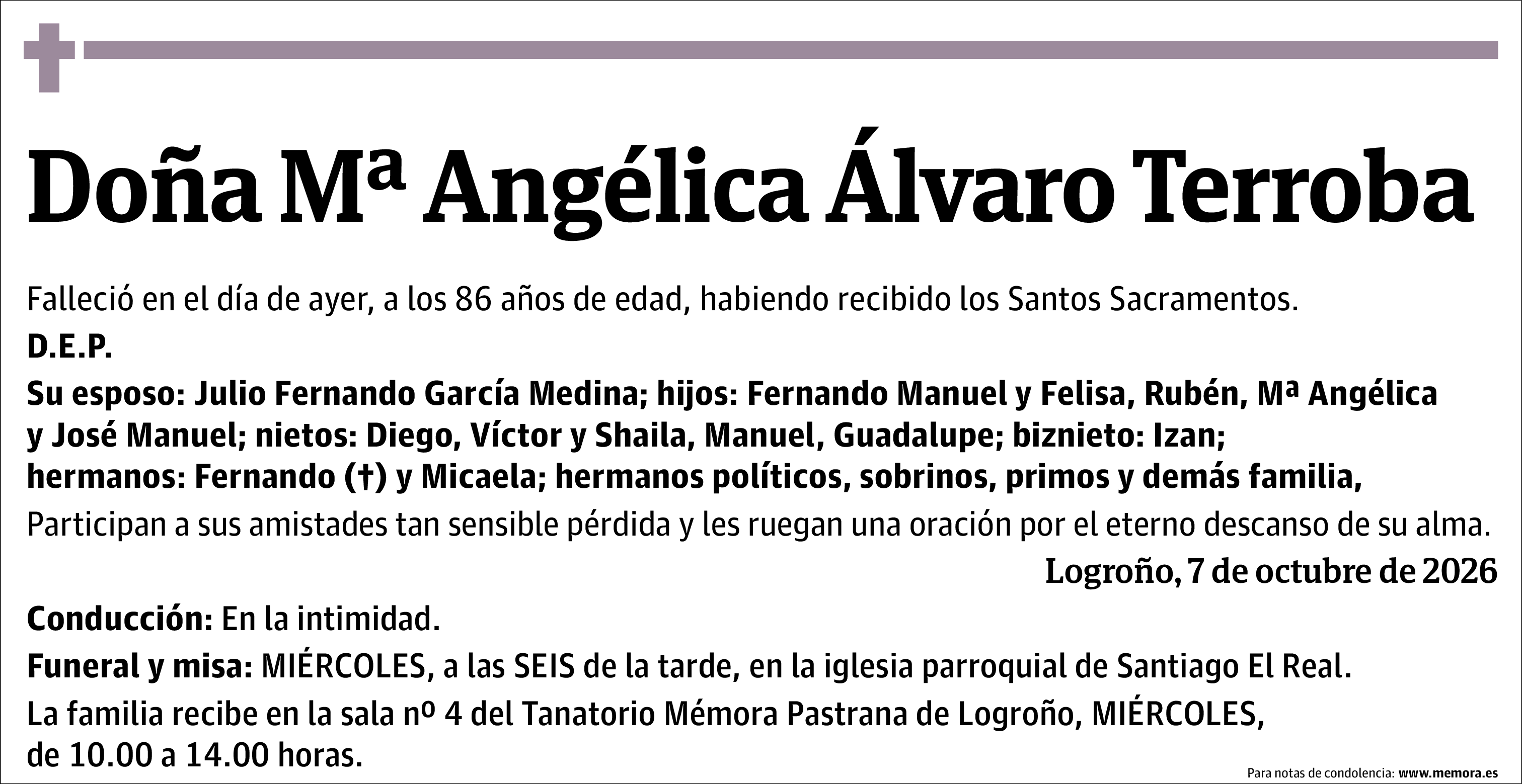 Mª Angélica Álvaro Terroba
