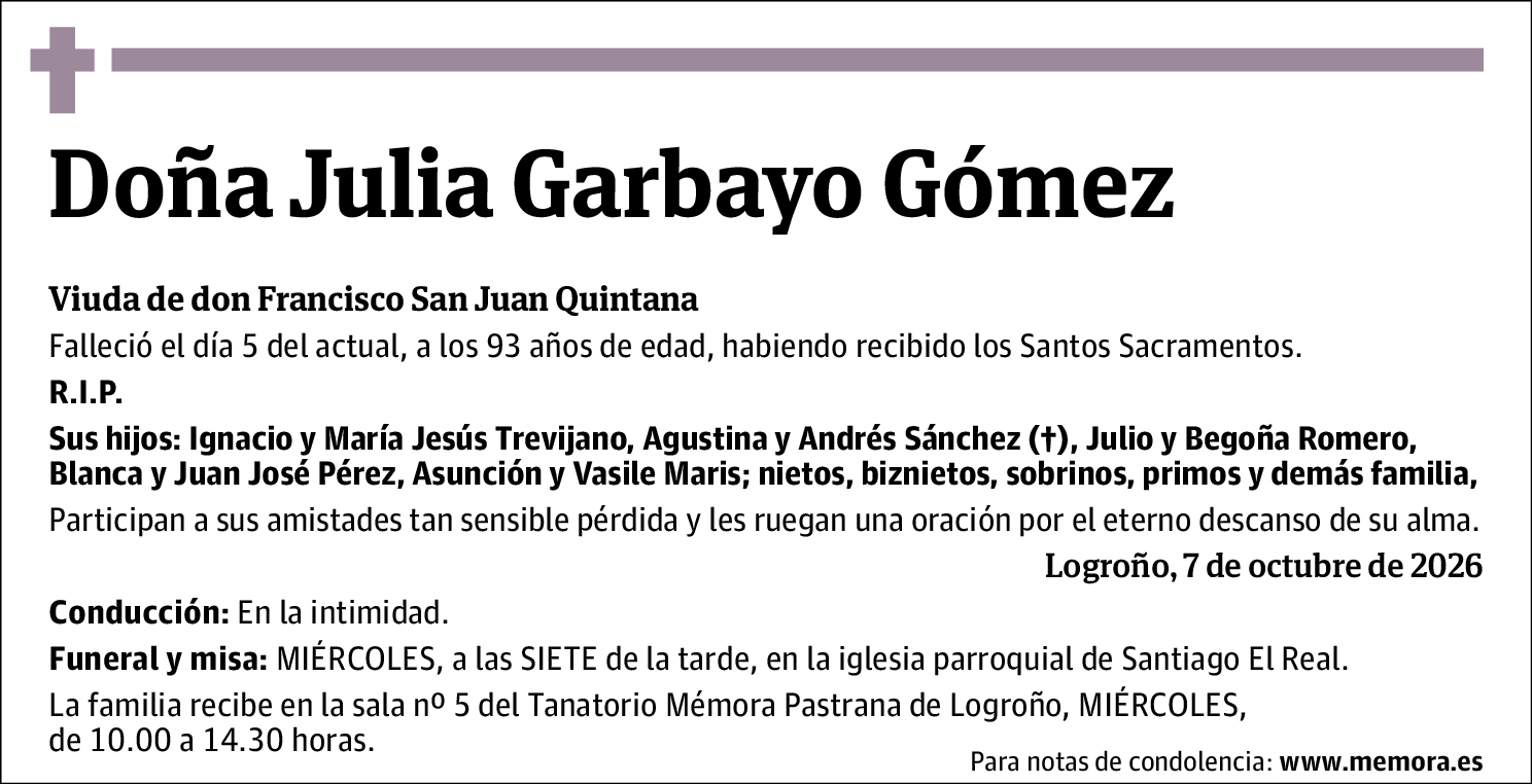 Julia Garbayo Gómez