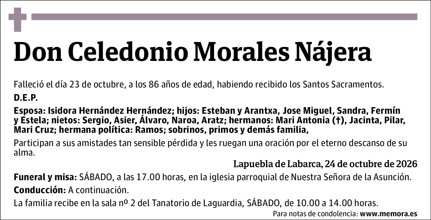 Celedonio Morales Nájera