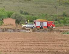Incendio en una casa de aperos en la carretera de El Cortijo
