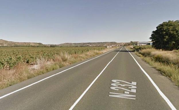 Da vueltas de campana en la N-232, se sale de la vía y es trasladada a urgencias del San Pedro - La Rioja
