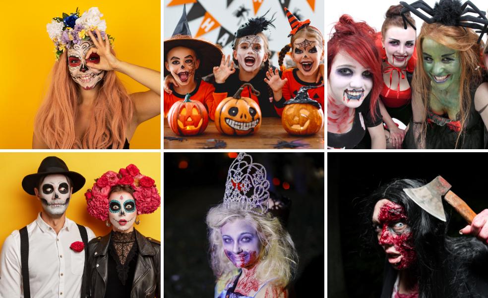 ancla banda el último Cinco ideas de maquillaje fáciles para Halloween para adultos y niños | La  Rioja
